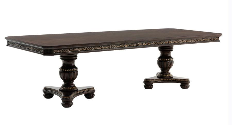 Homelegance - Russian Hill Warm Cherry Extendable Dining Table - 1808-112 - ATL FURNITURE