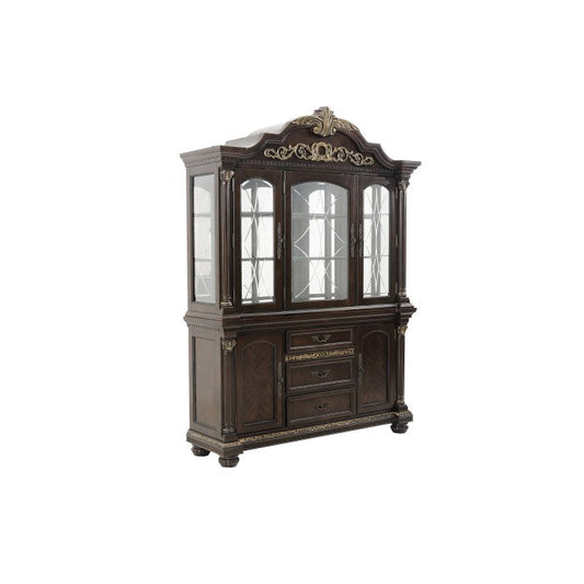 Homelegance - Russian Hill Warm Cherry Buffet & Hutch - 1808-50-55 - ATL FURNITURE