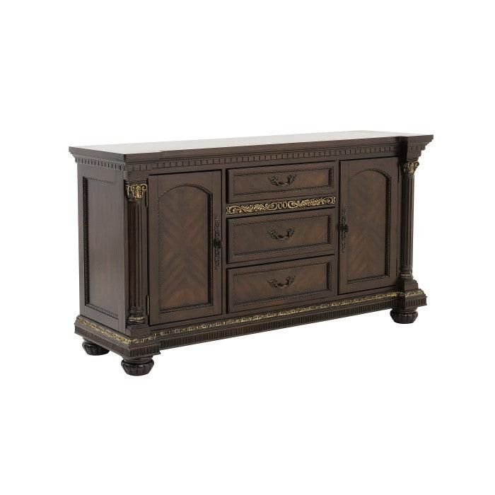 Homelegance - Russian Hill Buffet-Server In Cherry - 1808-55 - ATL FURNITURE