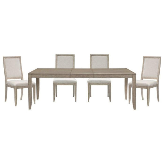 Homelegance - Mckewen 5 Piece Dining Room Set In Gray - 1820-86-5Set - ATL FURNITURE