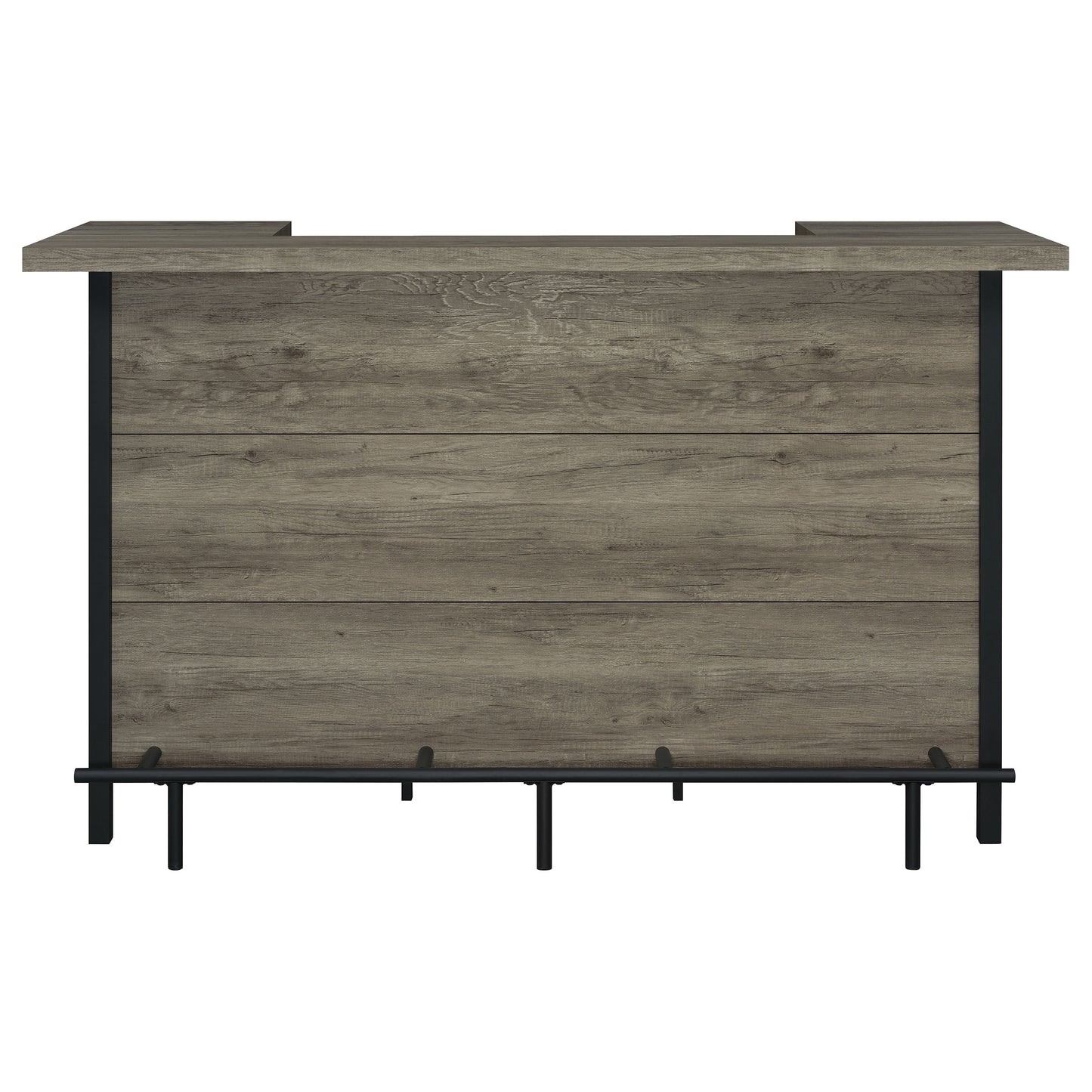 Bellemore Freestanding Home Bar Wine Cabinet Grey Driftwood