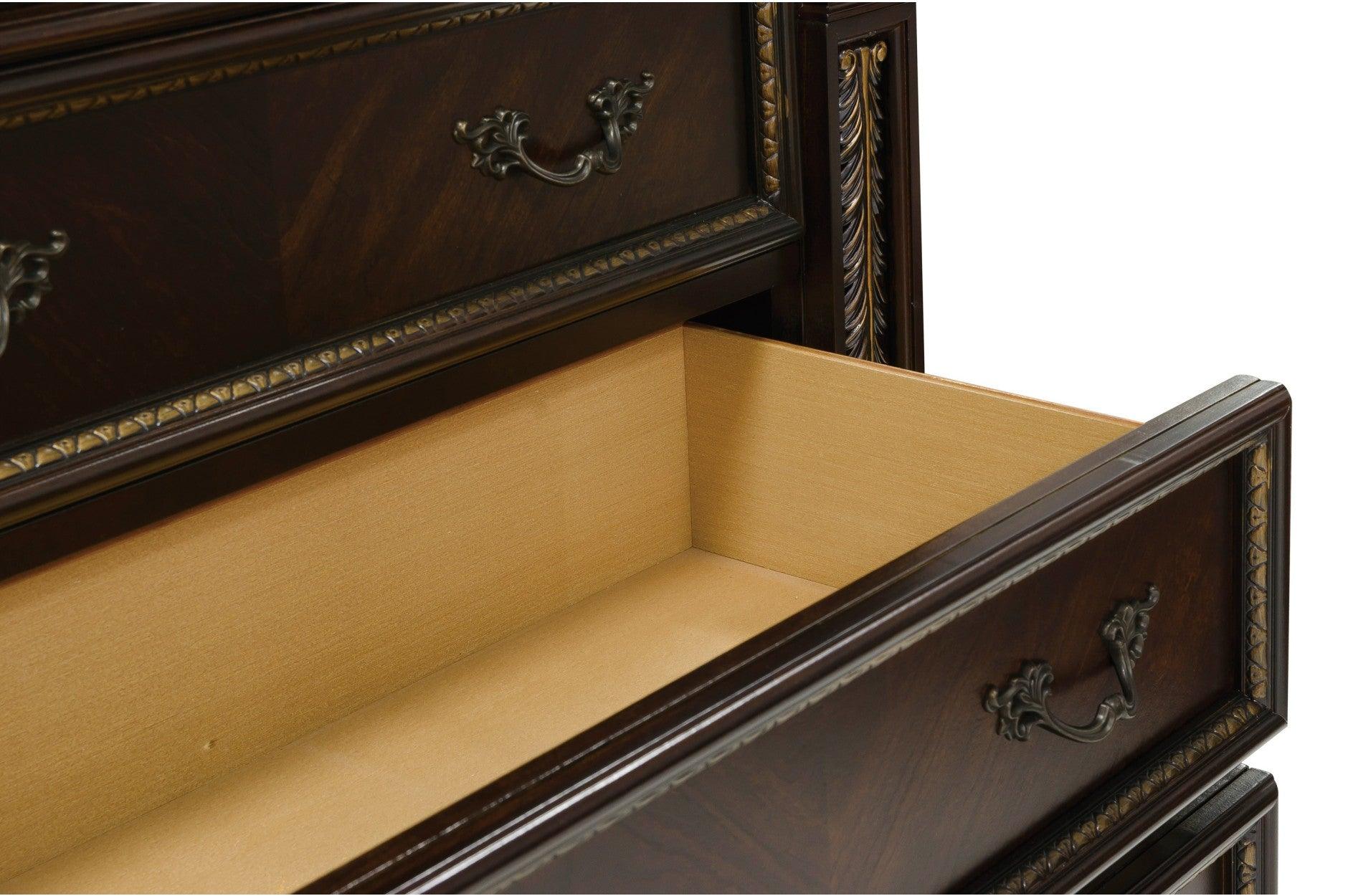 Homelegance - Catalonia Chest In Dark Cherry - 1824-9 - ATL FURNITURE