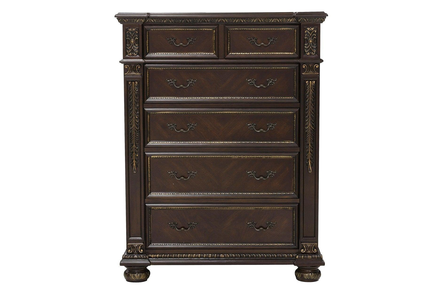 Homelegance - Catalonia Chest In Dark Cherry - 1824-9 - ATL FURNITURE