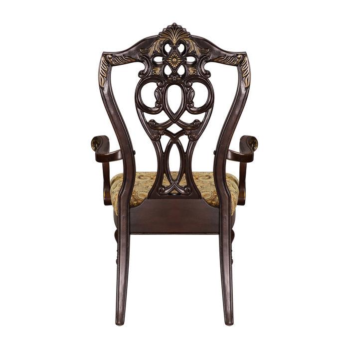 Homelegance - Catalonia Cherry Arm Chair (Set Of 2) - 1824A - ATL FURNITURE