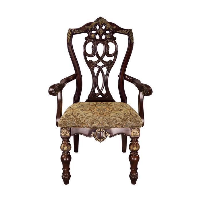 Homelegance - Catalonia Cherry Arm Chair (Set Of 2) - 1824A - ATL FURNITURE