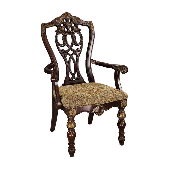 Homelegance - Catalonia Cherry Arm Chair (Set Of 2) - 1824A - ATL FURNITURE