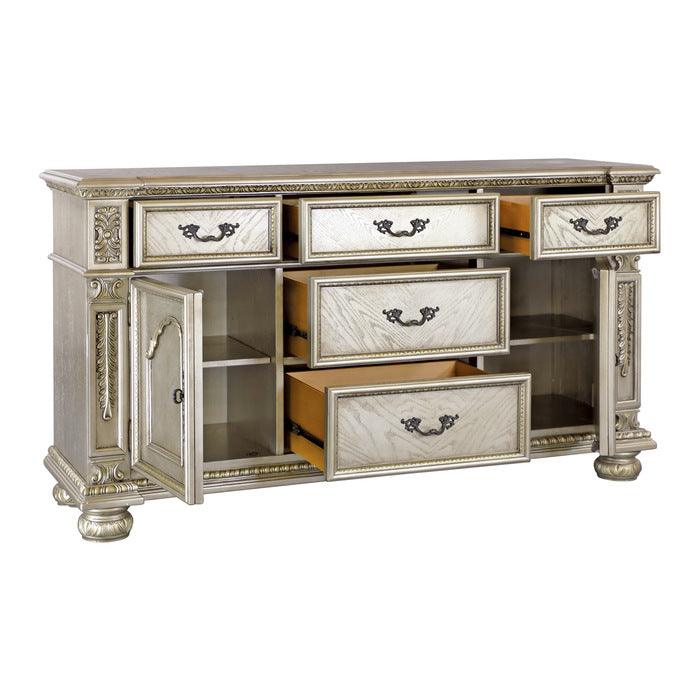 Homelegance - Catalonia Platinum Gold Server - 1824Pg-55 - ATL FURNITURE