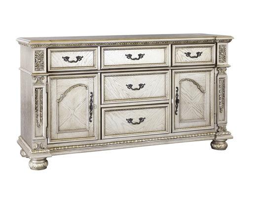 Homelegance - Catalonia Platinum Gold Server - 1824Pg-55 - ATL FURNITURE