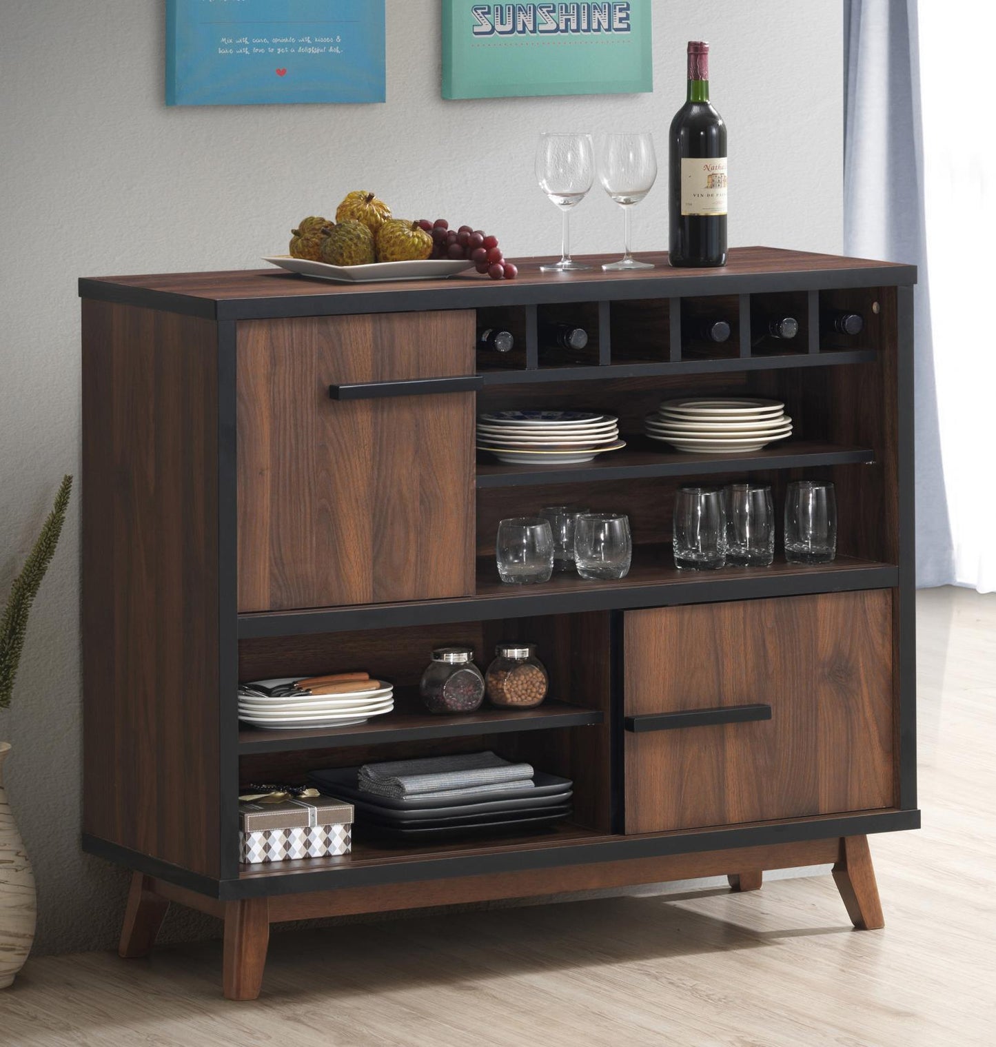 G182873 Wine Cabinet - ATL FURNITURE