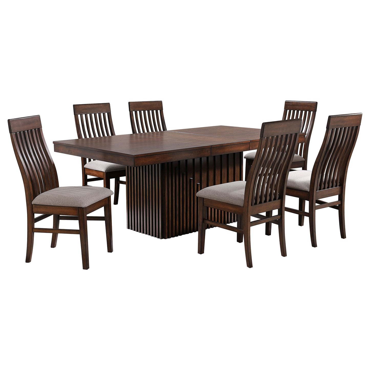 Briarwood Rectangular Dining Table with 18" Removable Extension Leaf Mango Oak