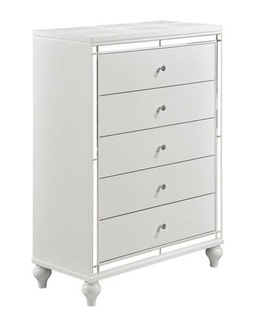 Homelegance - Alonza Bright White Chest - 1845-9 - ATL FURNITURE