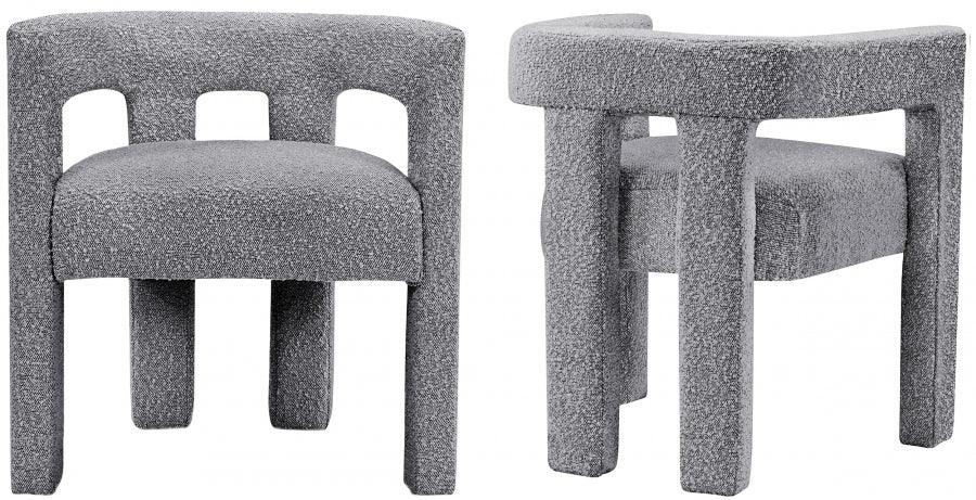 Athena Accent | Dining Chair In Grey (Set Of 2) - 864Grey-C - ATL FURNITURE