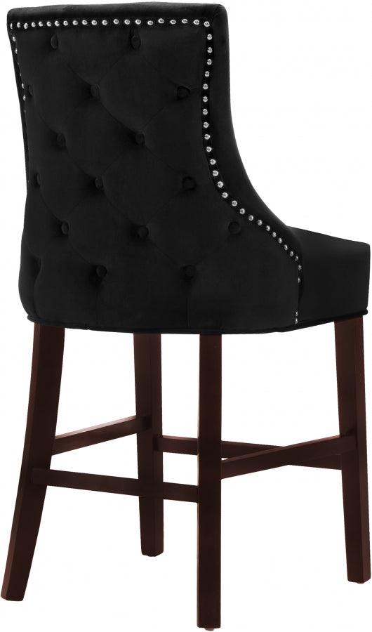 Meridian Furniture - Hannah Counter Stool Set Of 2 In Black - 775Black-C - ATL FURNITURE