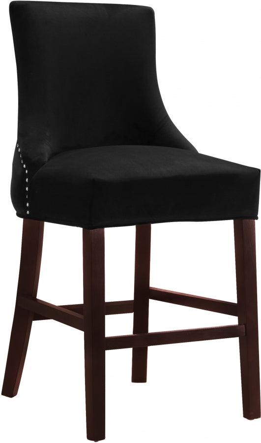 Meridian Furniture - Hannah Counter Stool Set Of 2 In Black - 775Black-C - ATL FURNITURE