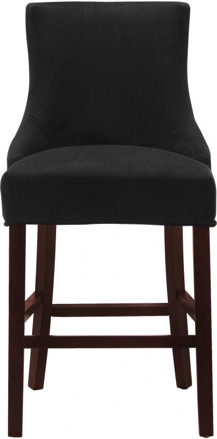 Meridian Furniture - Hannah Counter Stool Set Of 2 In Black - 775Black-C - ATL FURNITURE