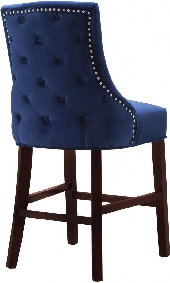 Meridian Furniture - Hannah Counter Stool Set Of 2 In Navy - 775Navy-C - ATL FURNITURE