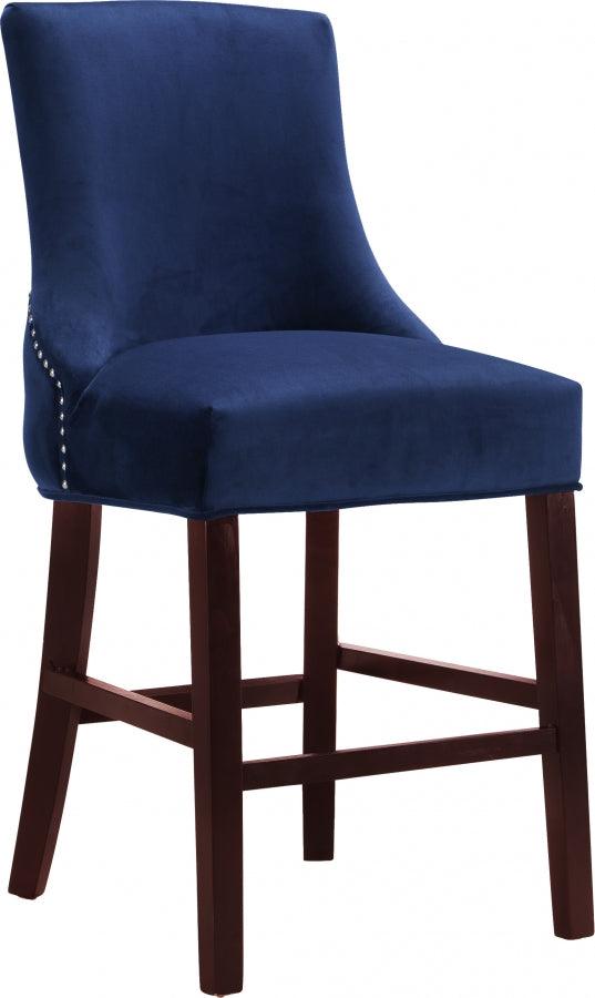 Meridian Furniture - Hannah Counter Stool Set Of 2 In Navy - 775Navy-C - ATL FURNITURE