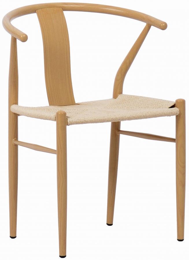 Meridian Furniture - Beck Dining Chair In Oak (Set Of 2) - 893Oak-C - ATL FURNITURE