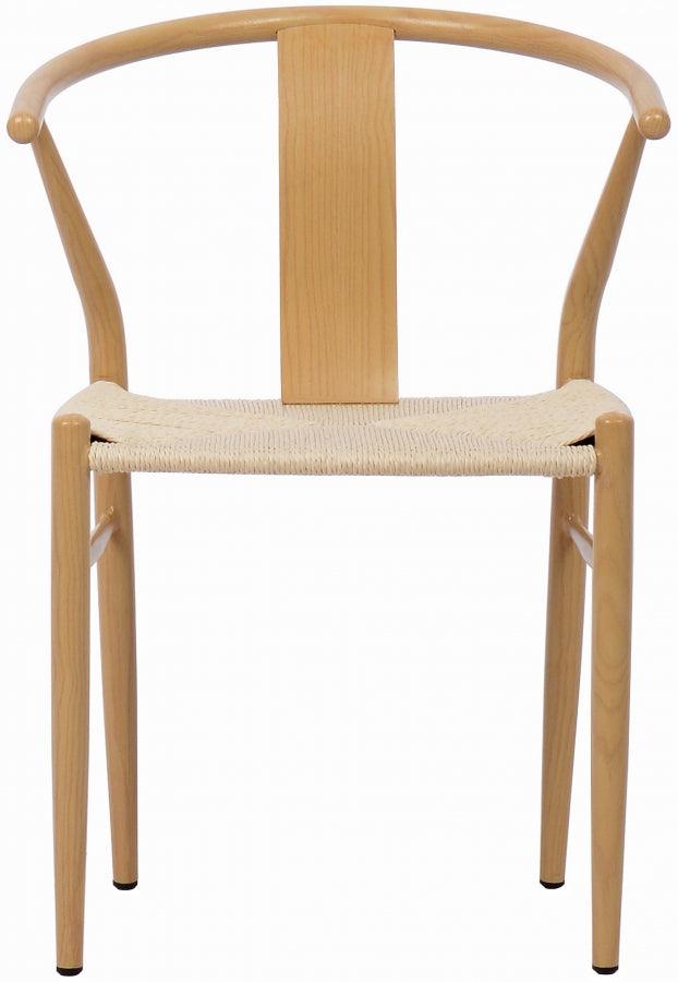 Meridian Furniture - Beck Dining Chair In Oak (Set Of 2) - 893Oak-C - ATL FURNITURE