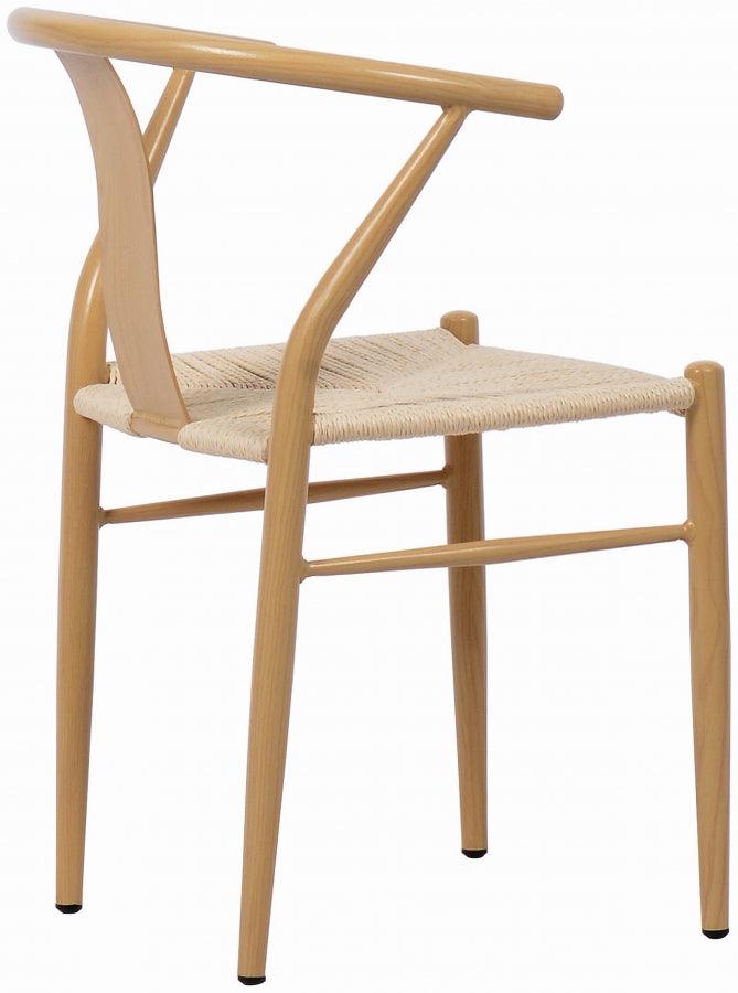 Meridian Furniture - Beck Dining Chair In Oak (Set Of 2) - 893Oak-C - ATL FURNITURE