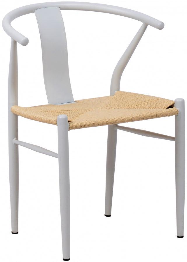 Meridian Furniture - Beck Dining Chair In White (Set Of 2) - 893White-C - ATL FURNITURE