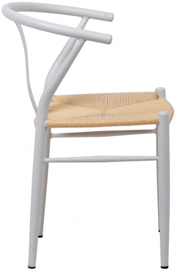 Meridian Furniture - Beck Dining Chair In White (Set Of 2) - 893White-C - ATL FURNITURE