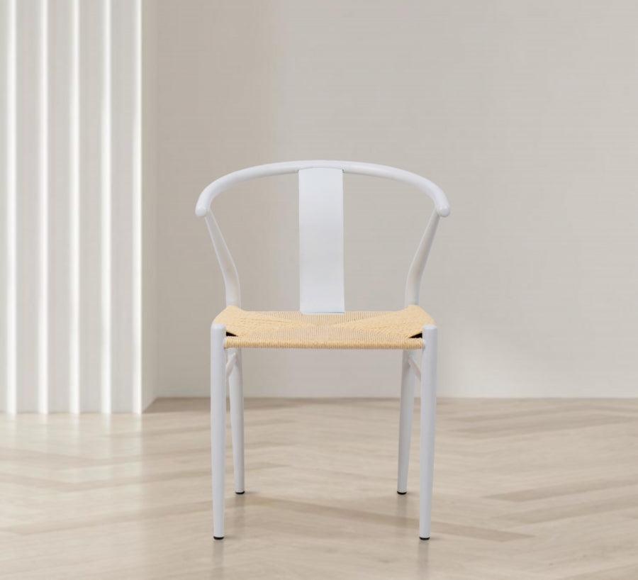 Meridian Furniture - Beck Dining Chair In White (Set Of 2) - 893White-C - ATL FURNITURE