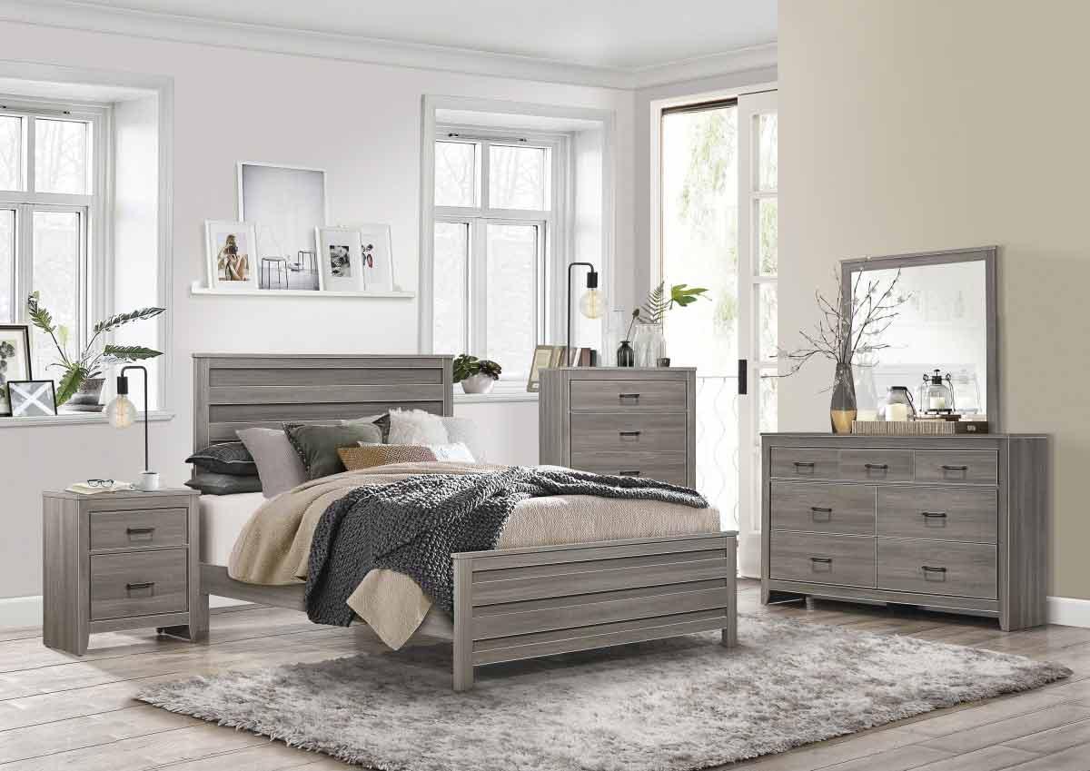 Homelegance - Waldorf Eastern King Bed In Dark Gray - 1902K-1Ek* - ATL FURNITURE