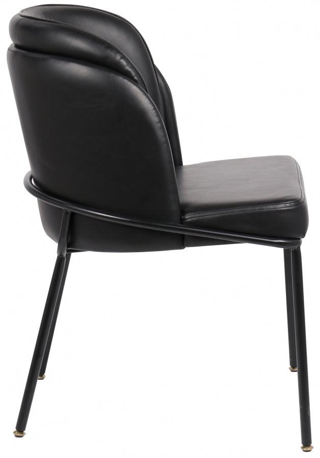 Meridian Furniture - Jagger Faux Leather Dining Chair In Black (Set Of 2) - 883Black-C - ATL FURNITURE