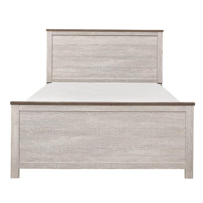 Homelegance - Nashville Eastern King Bed In Antique White - 1903K-1Ek* - ATL FURNITURE