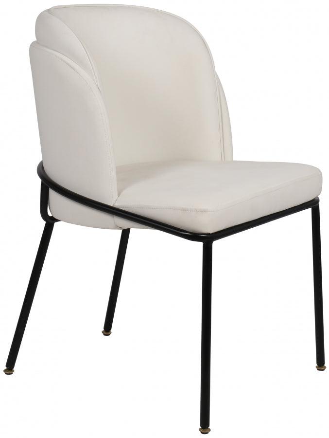 Meridian Furniture - Jagger Faux Leather Dining Chair In White (Set Of 2) - 883White-C - ATL FURNITURE