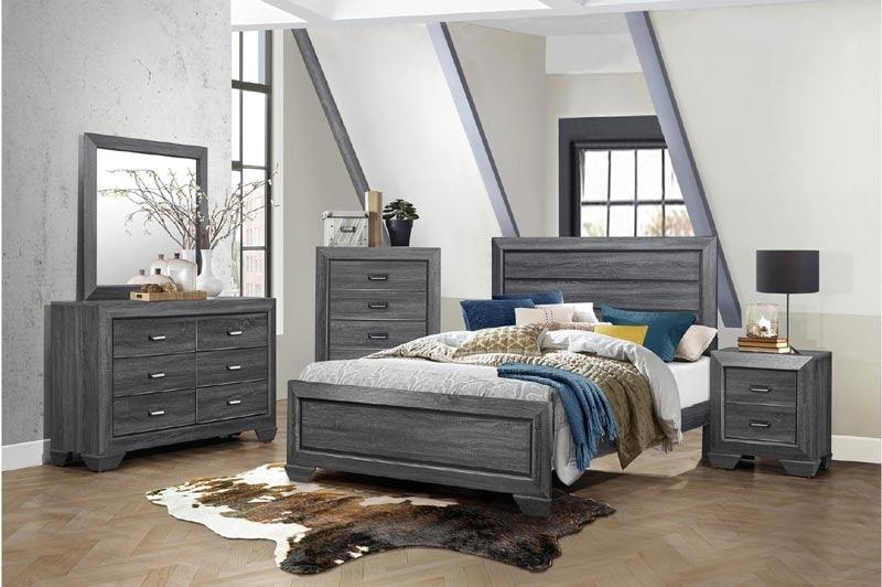 Homelegance - Beechnut 6 Piece Queen Bedroom Set - 1904Gy-1-6Set - ATL FURNITURE