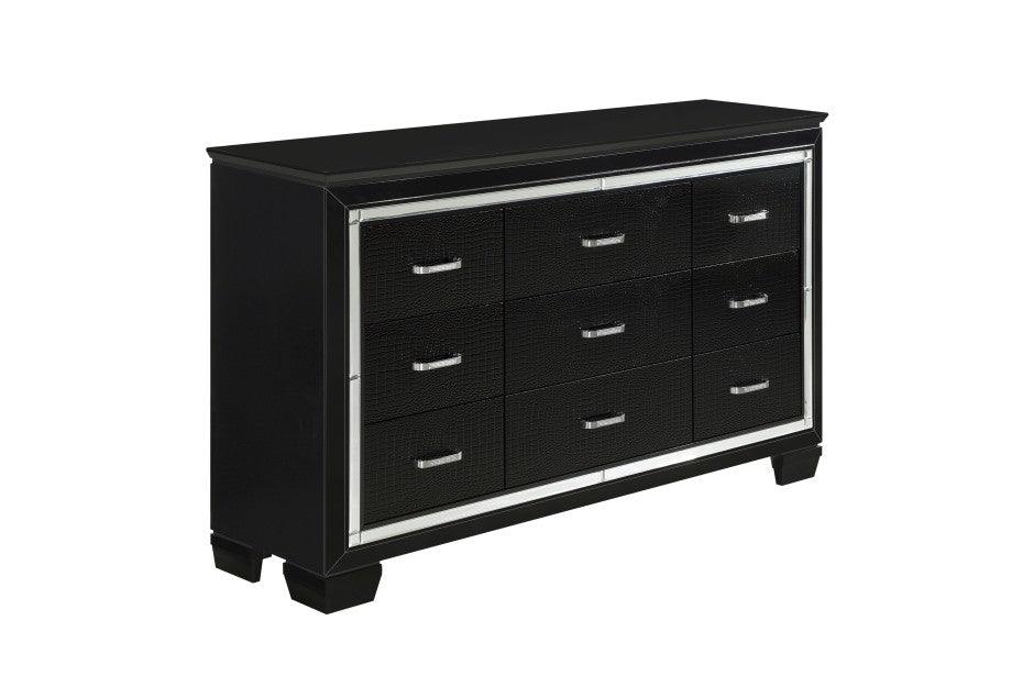 Homelegance - Allura Dresser With Mirror - 1916Bk-5-1916Bk-6 - ATL FURNITURE