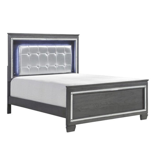 Homelegance - Allura Queen Bed In Grey - 1916Gy-1 - ATL FURNITURE