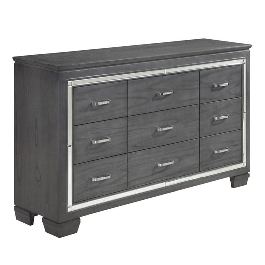 Homelegance - Allura Dresser In Grey - 1916Gy-5 - ATL FURNITURE
