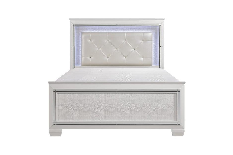 Homelegance - Allura 4 Piece White Queen Bedroom Set - 1916-1-4W - ATL FURNITURE