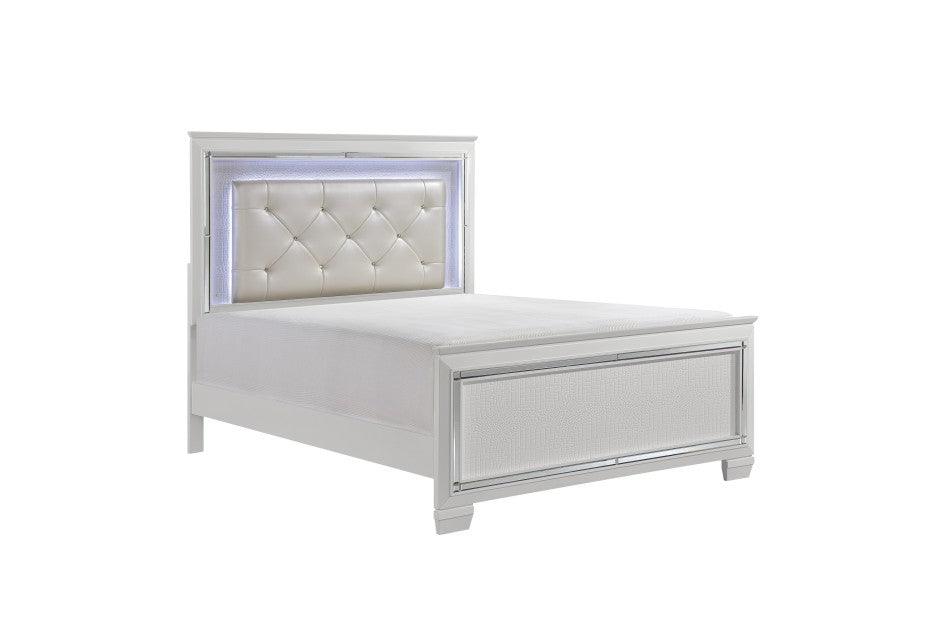 Homelegance - Allura 4 Piece White Queen Bedroom Set - 1916-1-4W - ATL FURNITURE