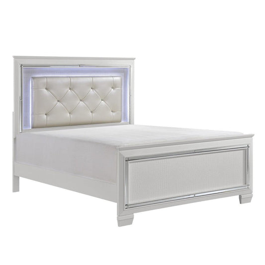 Homelegance - Allura Queen Bed In White - 1916W-1 - ATL FURNITURE