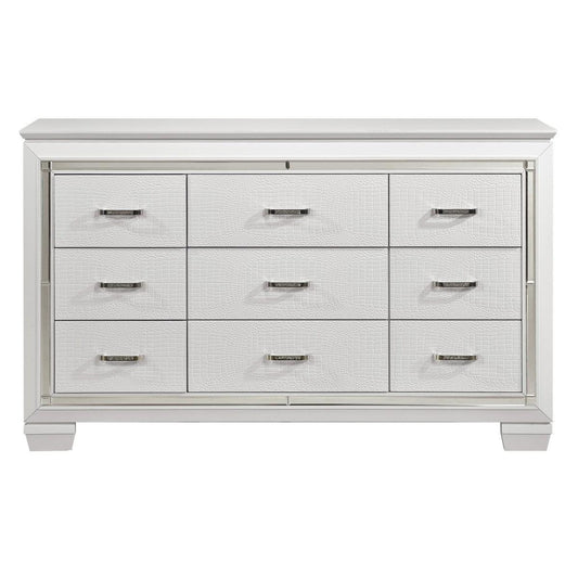 Homelegance - Allura Dresser In White -1916W-5 - ATL FURNITURE