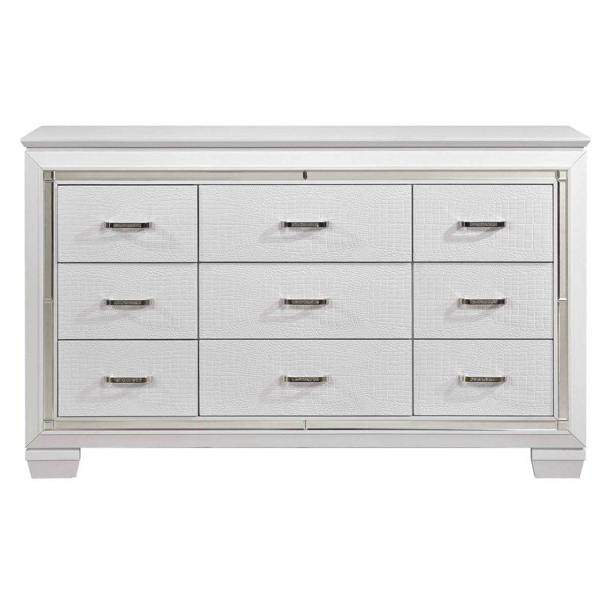 Homelegance - Allura 5 Piece Eastern King Bedroom Set In White - 1916Kw-1Ek-5 - ATL FURNITURE