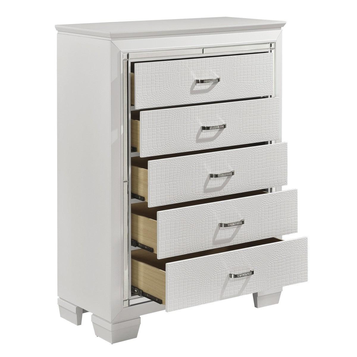 Homelegance - Allura Chest In White -1916W-9 - ATL FURNITURE