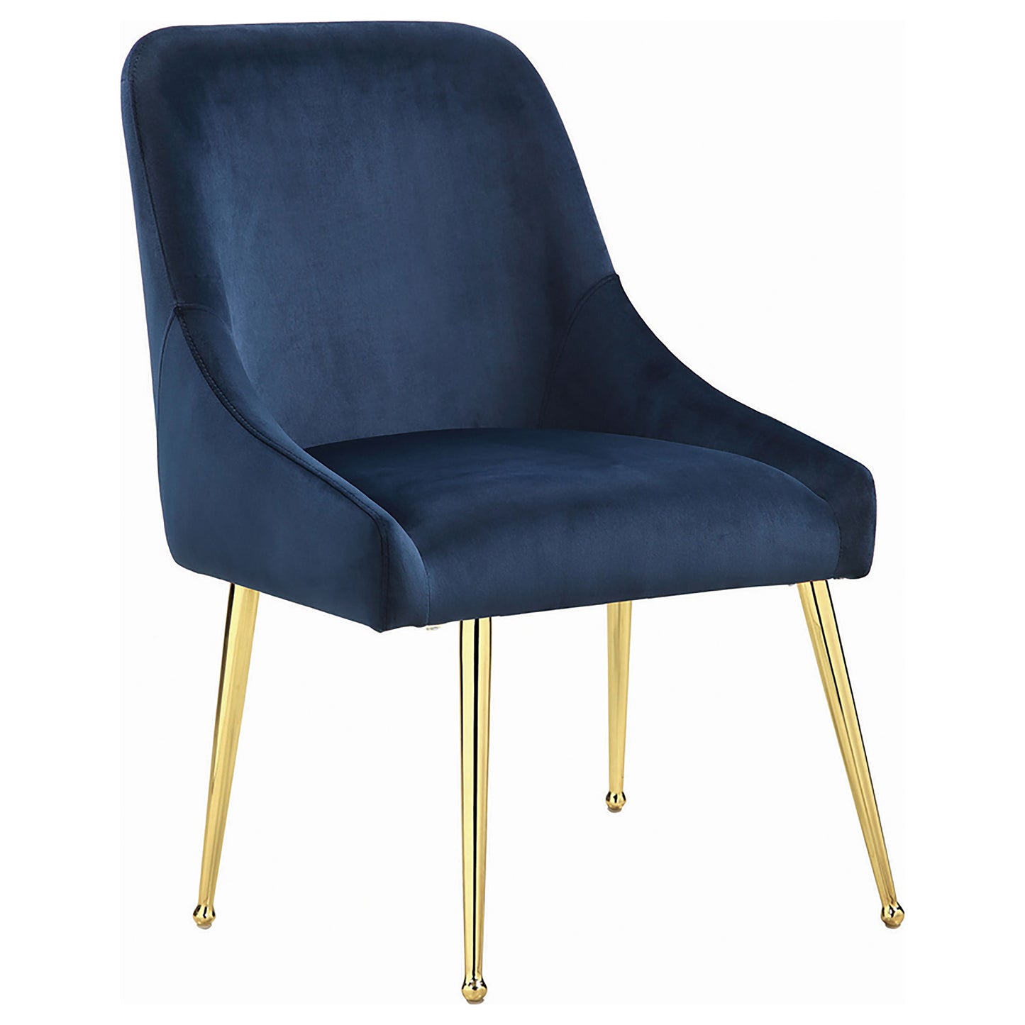 Mayette Upholstered Dining Side Chair Blue (Set of 2)