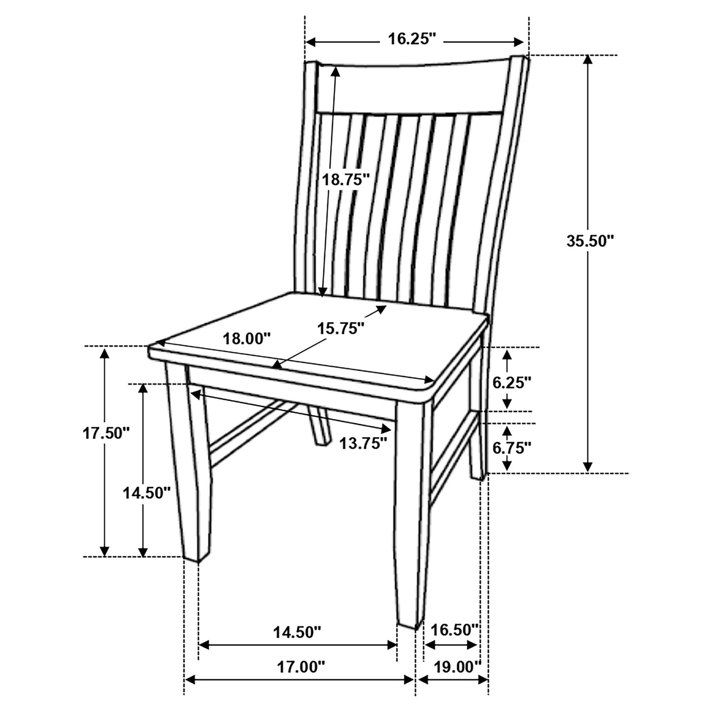 Kirby 5-piece Dining Set Natural and Rustic Off White