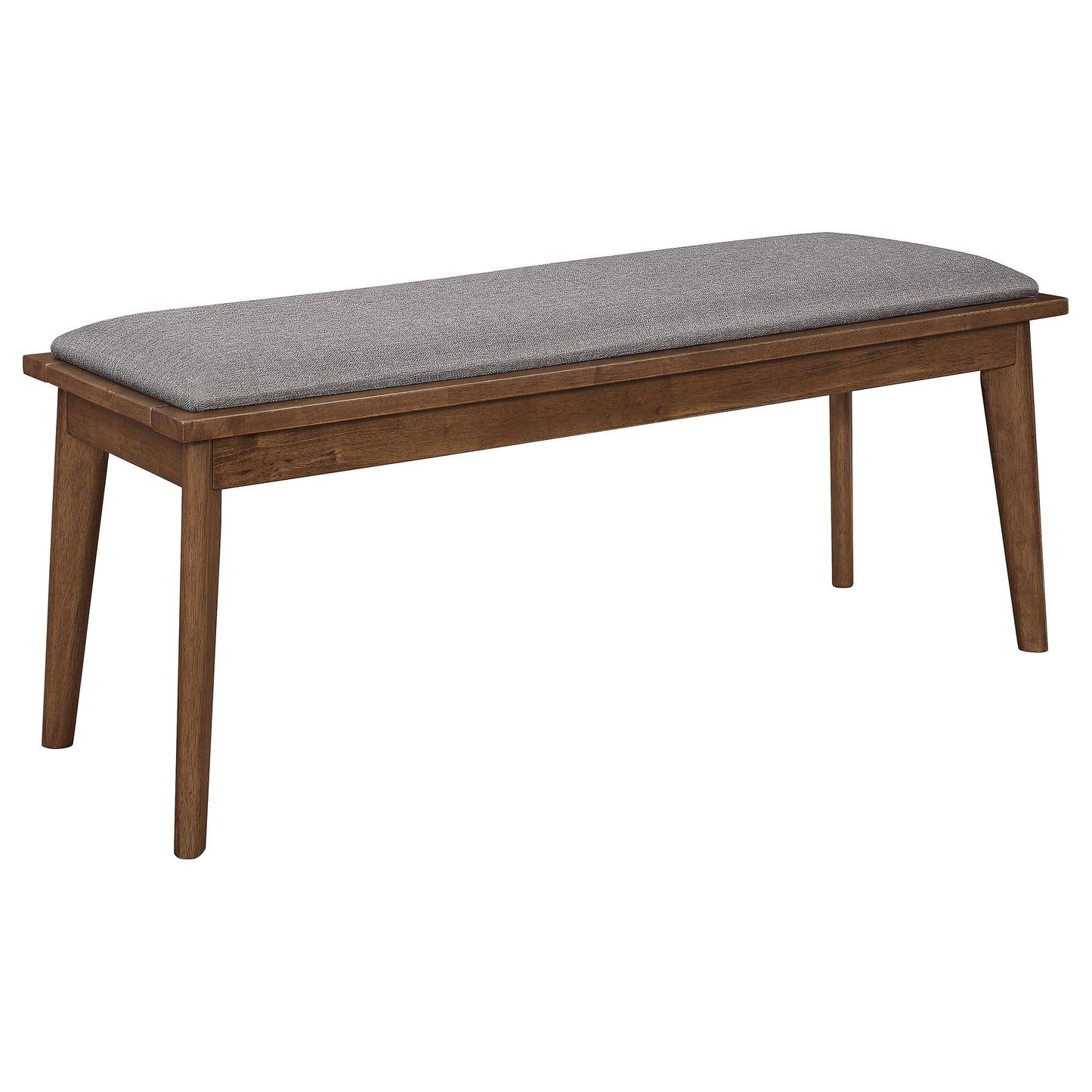 Everett Faux Marble Top Dining Table Natural Walnut and White
