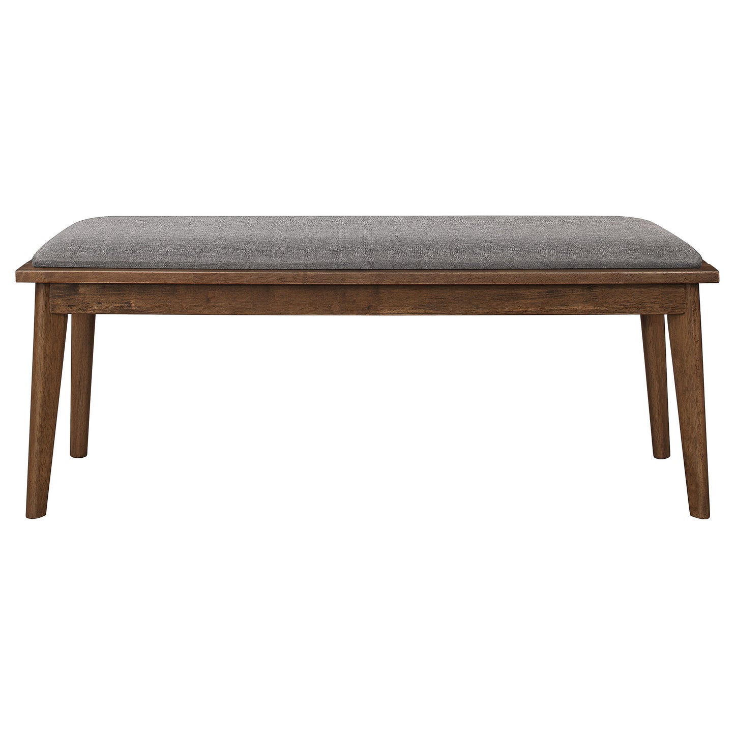 Everett Faux Marble Top Dining Table Natural Walnut and White