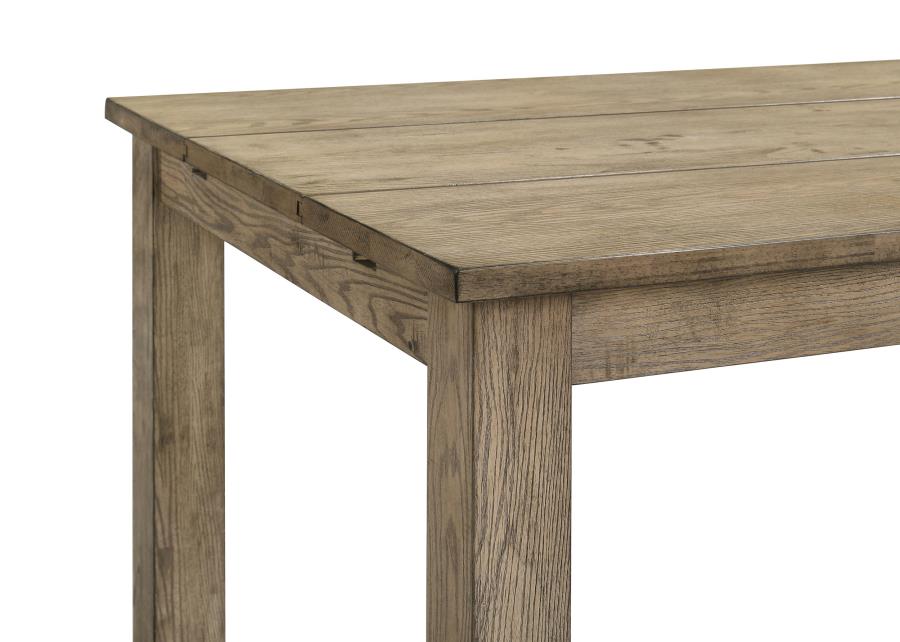 Cardova 87-Inch Solid Wood Extension Dining Table Vineyard Oak