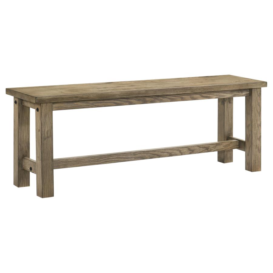 Cardova 51-Inch Solid Wood Dining Bench Vineyard Oak