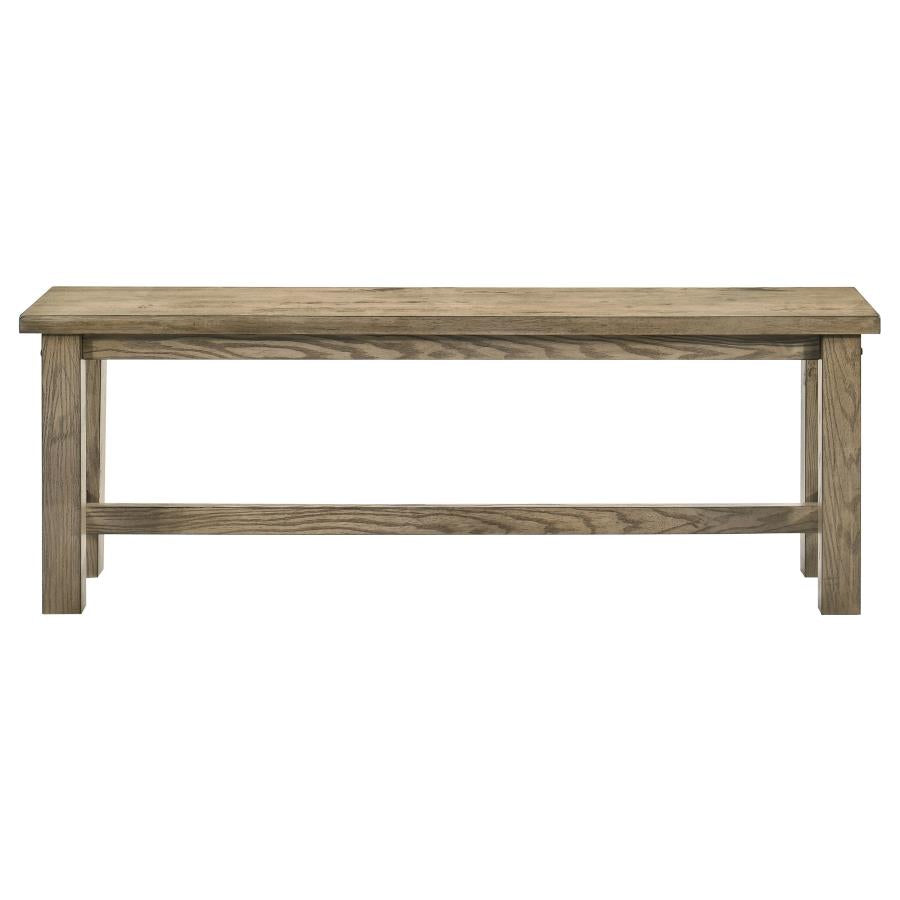 Cardova 51-Inch Solid Wood Dining Bench Vineyard Oak