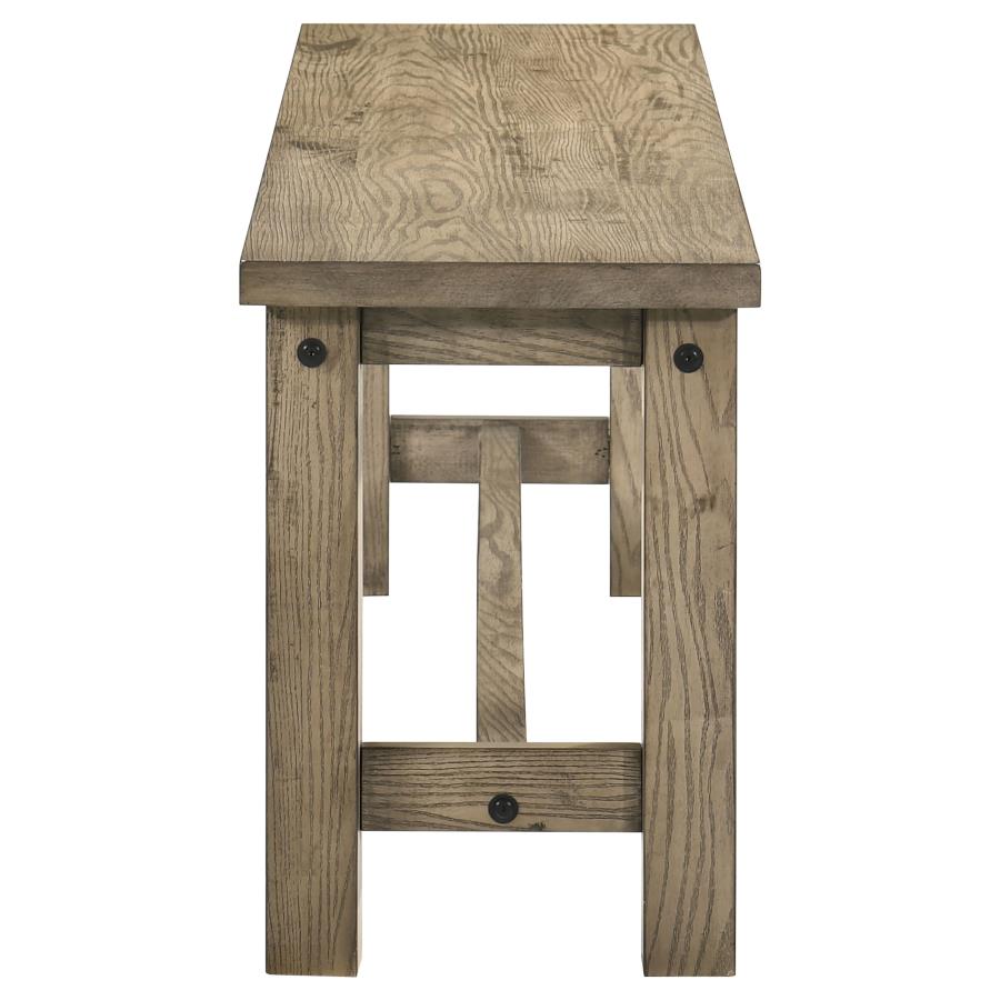 Cardova 51-Inch Solid Wood Dining Bench Vineyard Oak