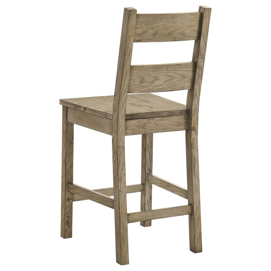 Cardova 5-Piece Counter Height Dining Table Set Vineyard Oak